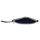 Personalized Navy Canvas Clutch Bag Image 2 of 2